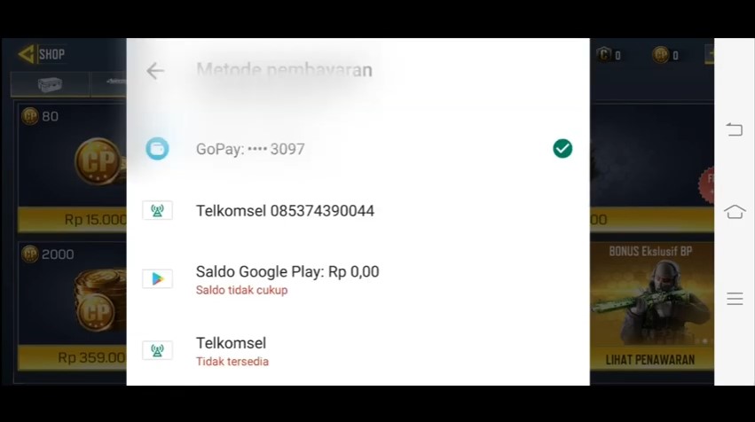 Top Up COD Mobile Lewat GoPay 2 (youtube.com)