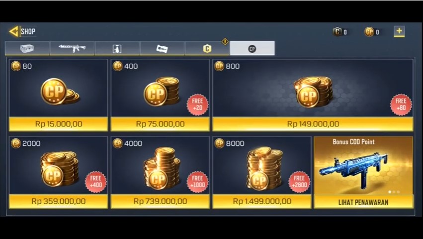 Top Up COD Mobile lewat GoPay (youtube.com)