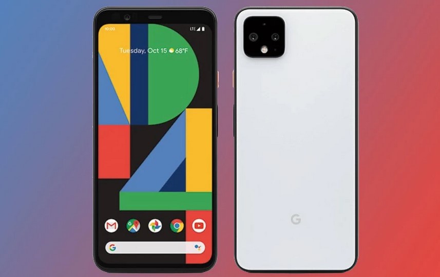 Tampilan depan dan belakang Google Pixel 4 XL (Pocket-Lint)