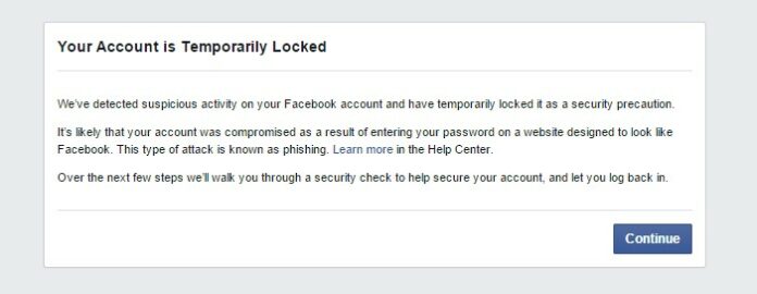 Akun Facebook diblokir FB (Quora)