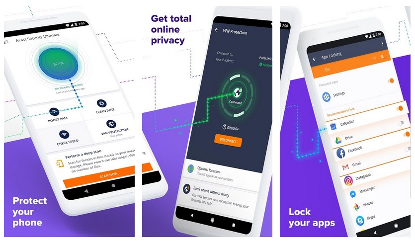 Aplikasi Avast Mobile Security (Play Google)