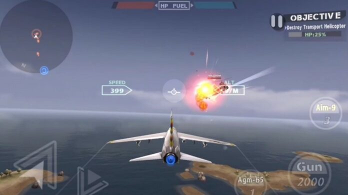Game pesawat tempur Android (YouTube)
