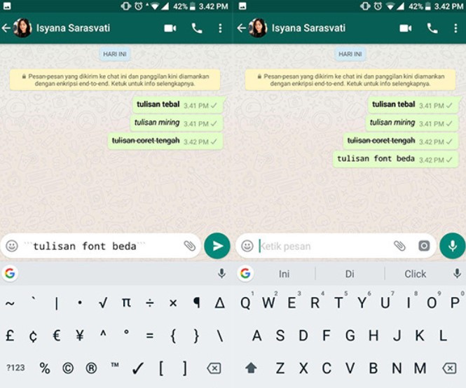 Cara Mengubah Font Di Status Wa | Wild Country Fine Arts