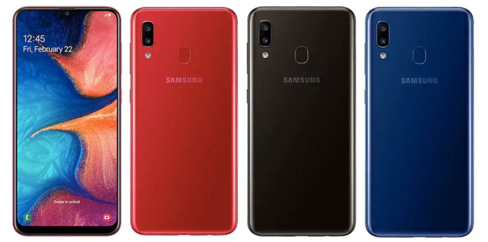 Pilihan warna Galaxy A20 (SamsungPonsel)