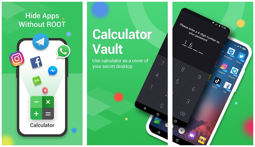 Aplikasi Calculator Vault (Play Store)