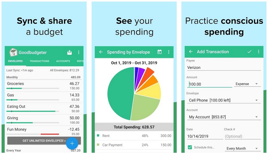 Aplikasi Goodbudget Budget Planner (Play Store)
