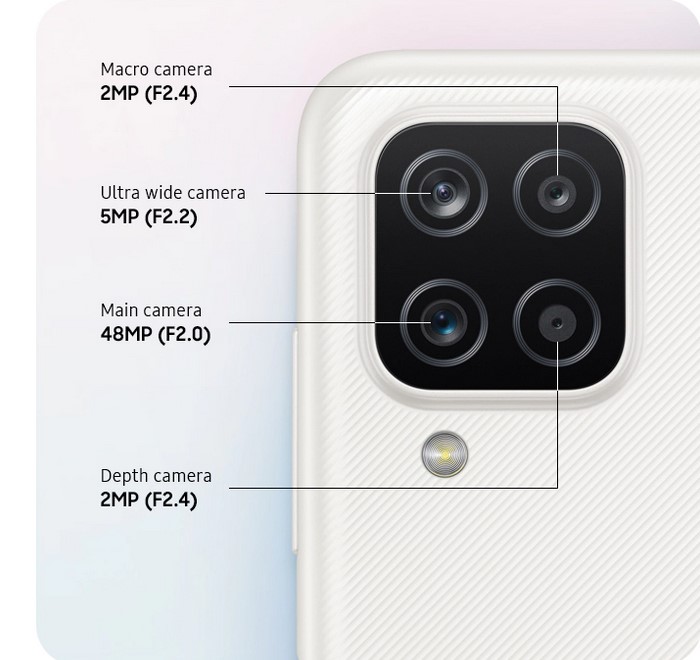 Kamera belakang Galaxy A12 (Samsung)