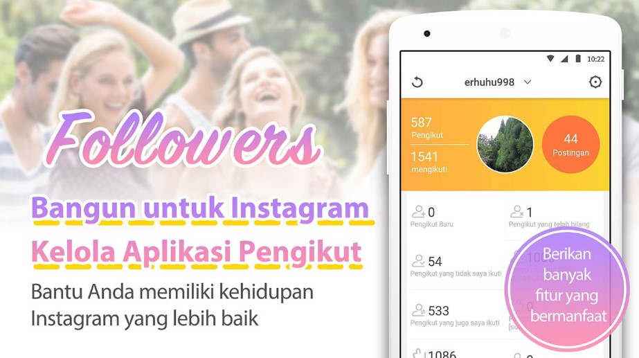 Kelola Pengikut Instagram dengan Aplikasi InstaAl (Play Store)