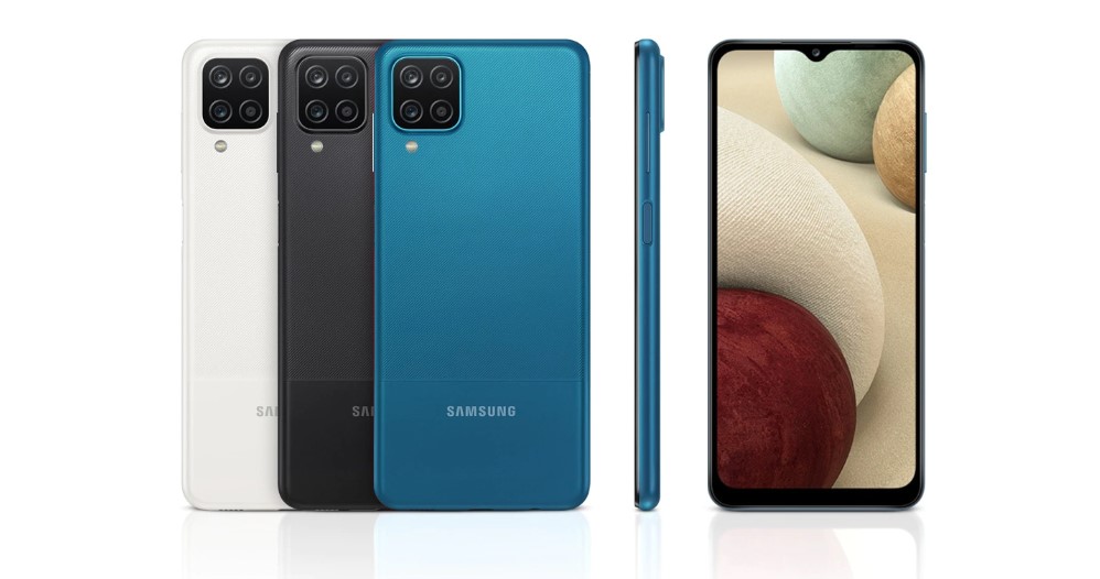 Pilihan warna Galaxy A12 (Samsung)