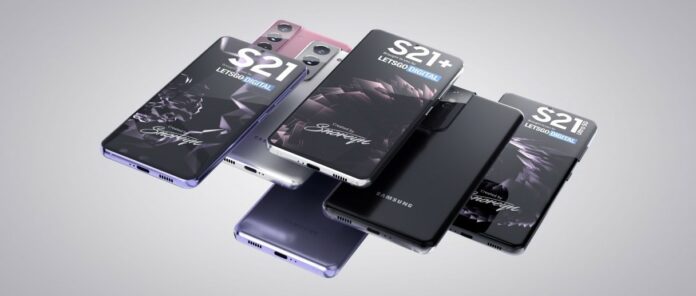 Render bocoran desain Samsung Galaxy S21 (GSMArena)