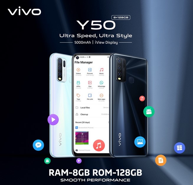 Review Vivo Y50 (Facebook @Vivo Myanmar)