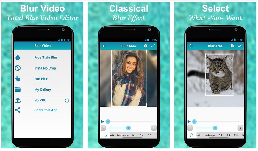 Aplikasi Blur Video (Play Store)