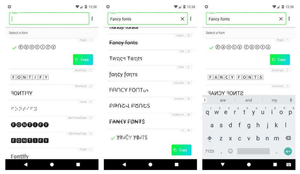 Aplikasi Fontify (Play Store)