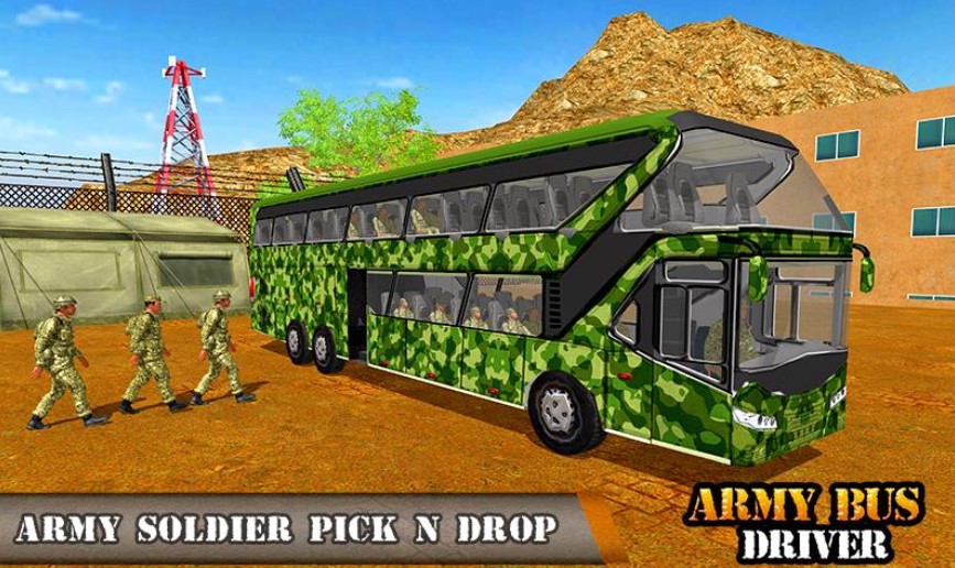 Bus Tentara yang Melaju 2019 – transporter pelatih (Play Store)