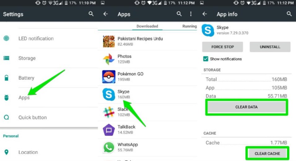 Membersihkan file sampah di HP Android (Hongkiat)