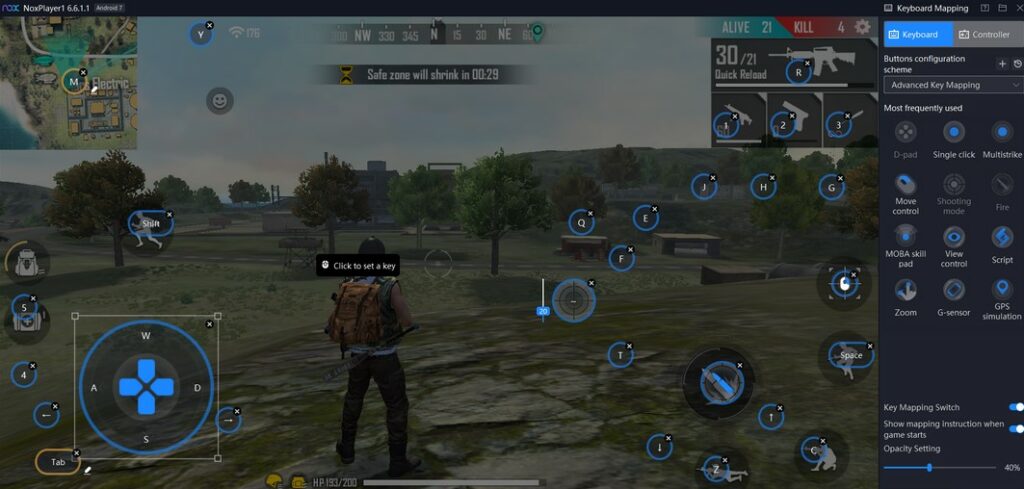 How to play free fire on a laptop using Nox Player (NoxPlayer)