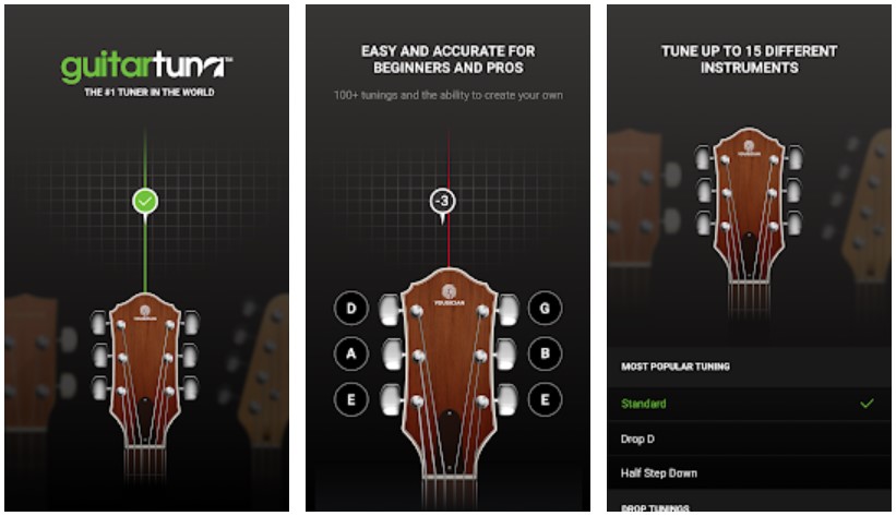 Aplikasi GuitarTuna (Play Store)