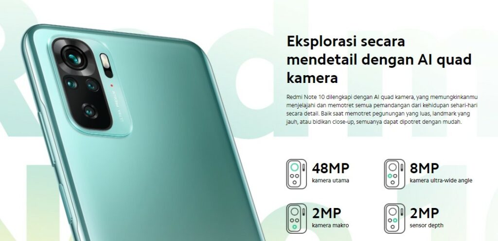Kamera Redmi Note 10 (Xiaomi Indonesia)