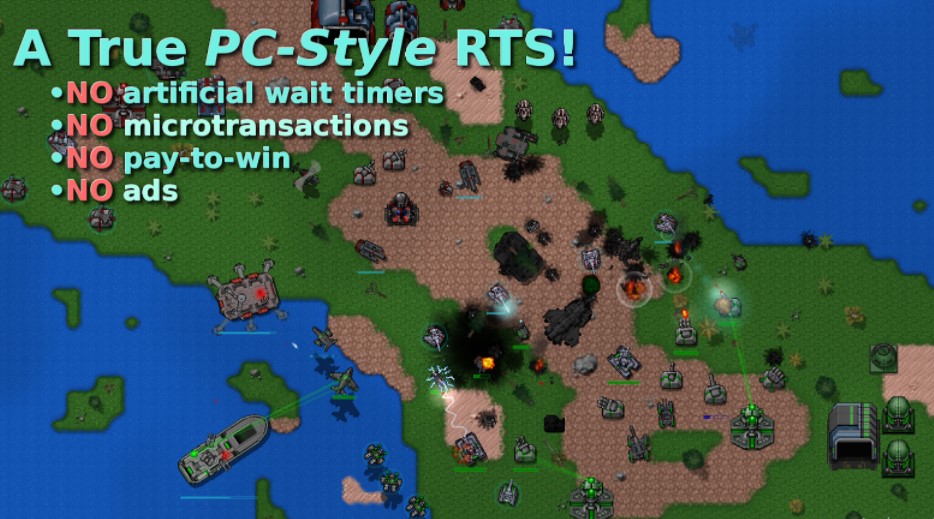 Game Rusted Warfare – RTS Strategy (Play Stor)