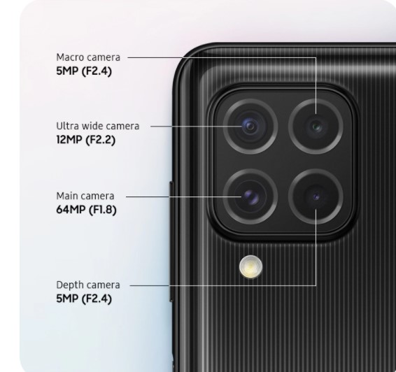 Spesifikasi kamera Galaxy M62 (Samsung)