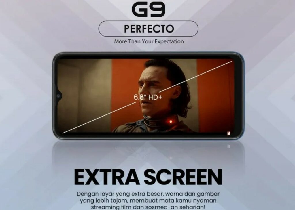Ukuran layar Advan G9 Pro (Advan Digital)