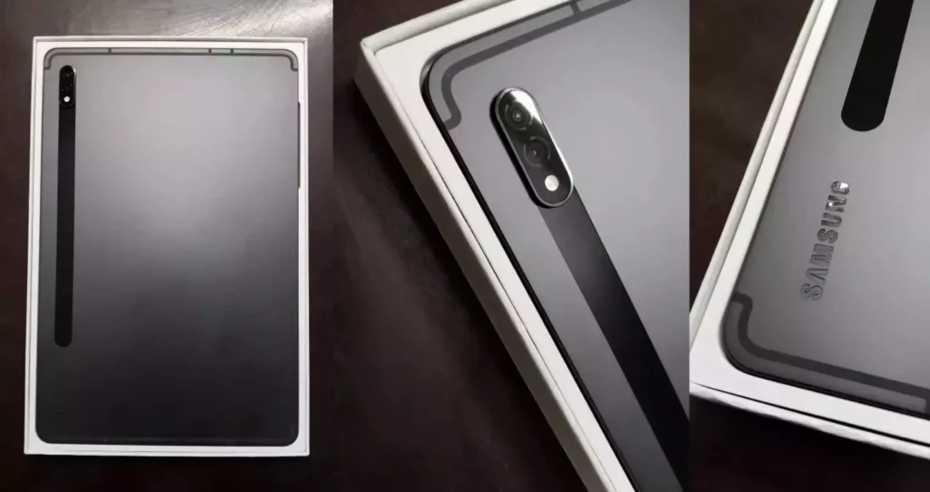 Desain Galaxy Tab S8 Plus