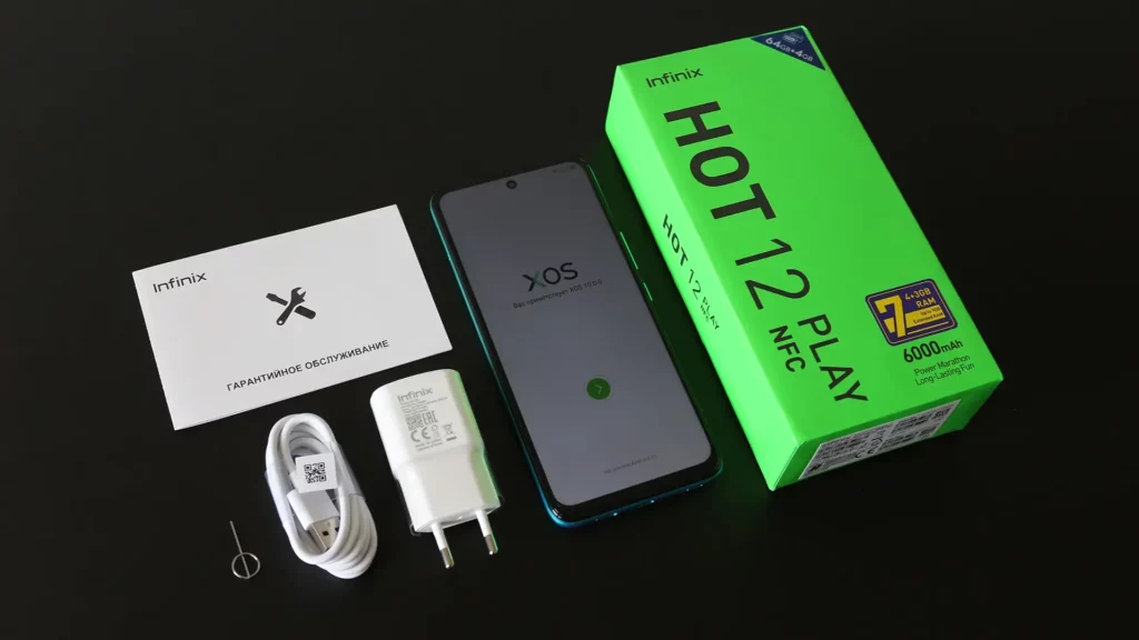 Desain dan Layar Infinix Hot 12 Play NFC